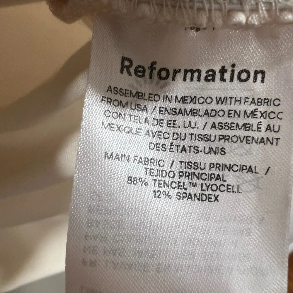 Reformation Florentina Off-Shoulder Cream Top, medium (runs small) - Picture 9 of 10